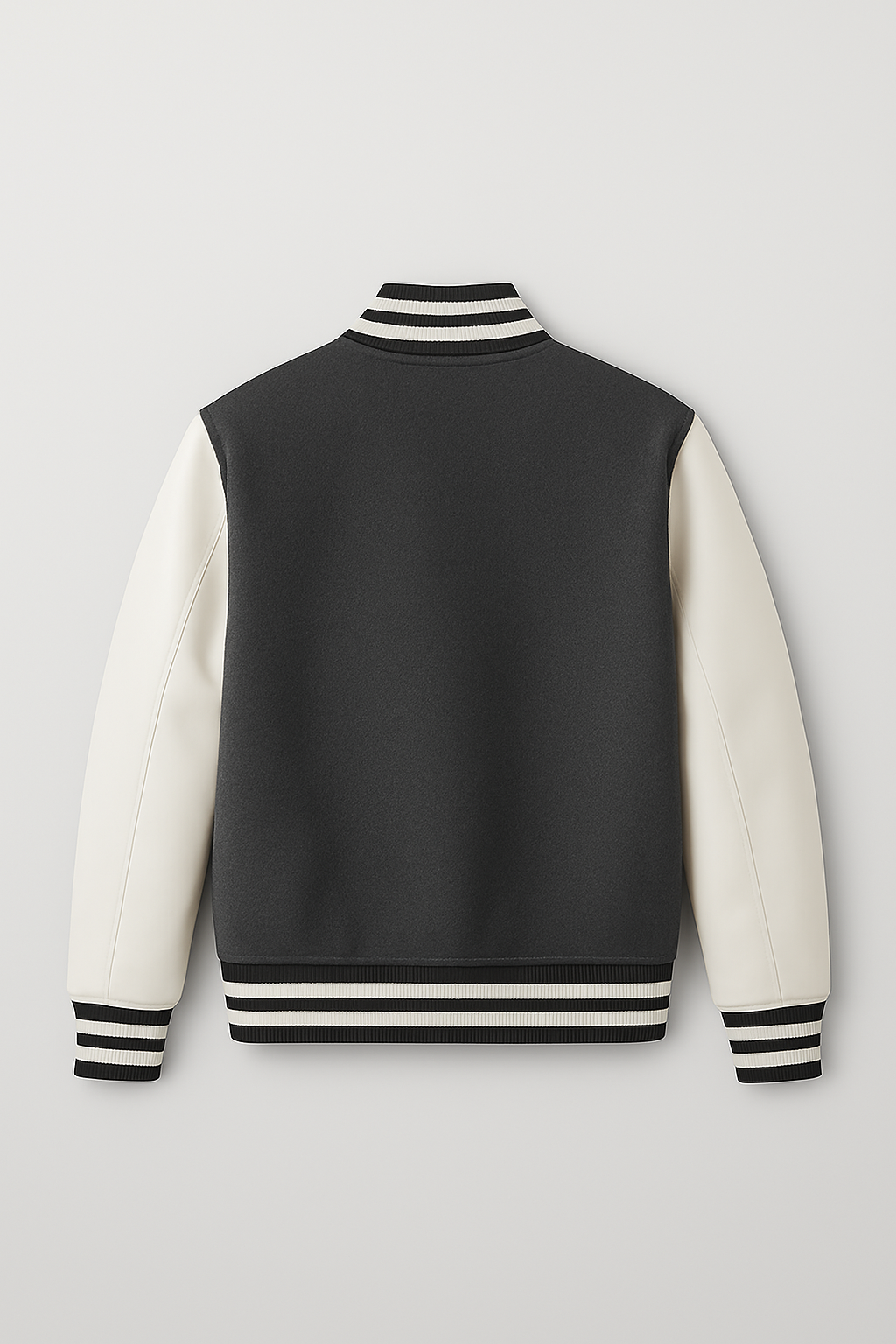 Empire Elite - Premium Varsity Jacket - Charcoal Gray