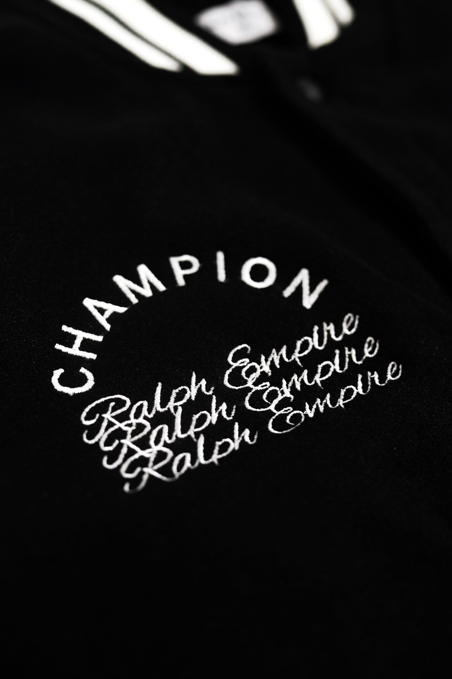 Empire Elite – Premium Collegejacke – Schwarz.