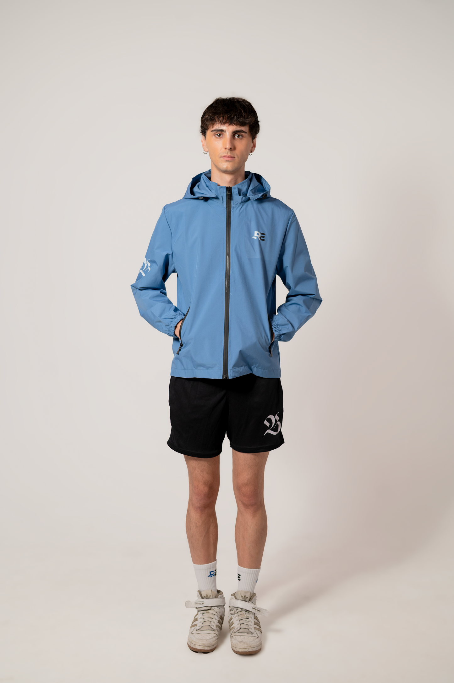 Wasserdichte Windjacke Blau