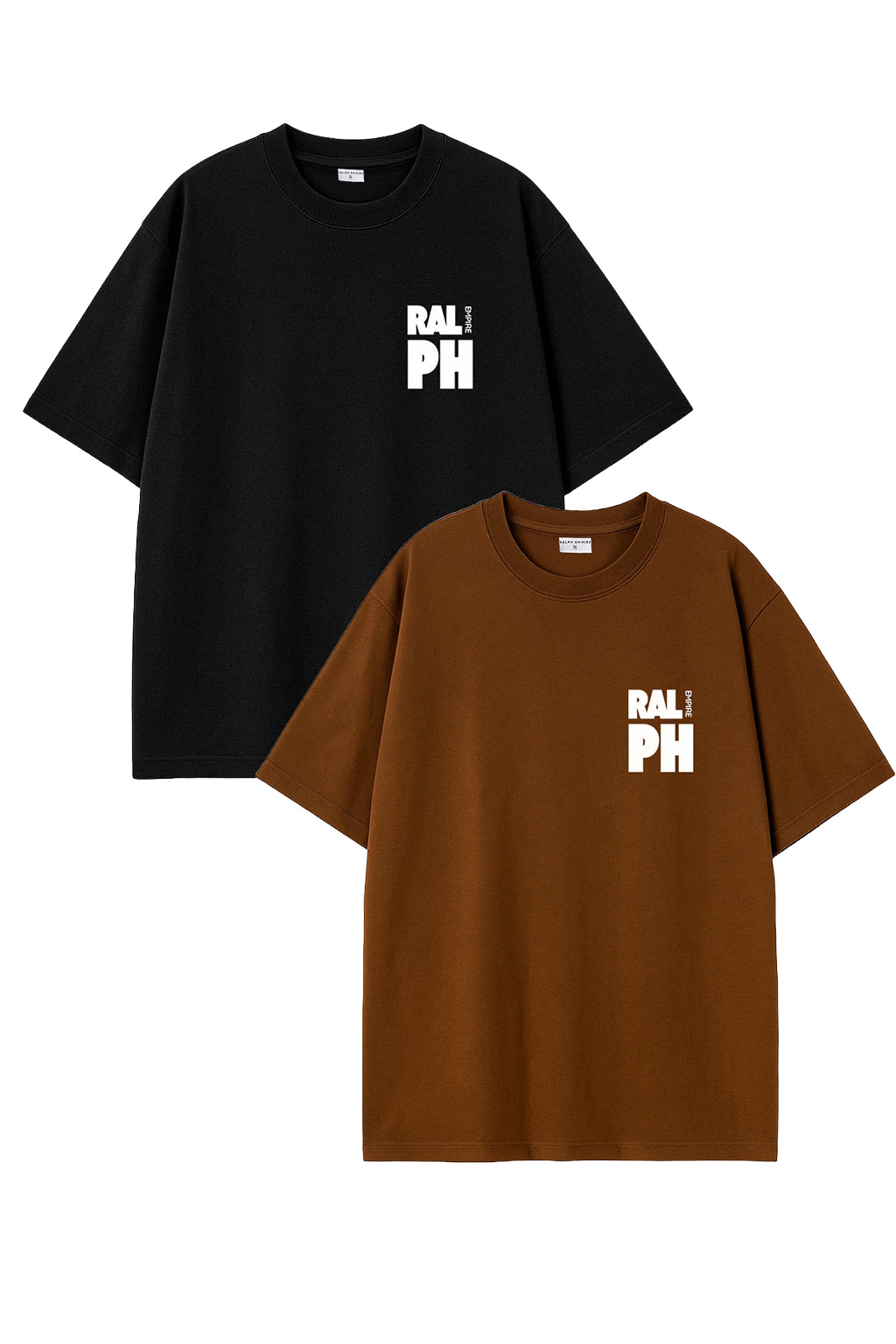 RE Premium T-Shirt - 2 Stück Oversized, Cropped T-Shirts