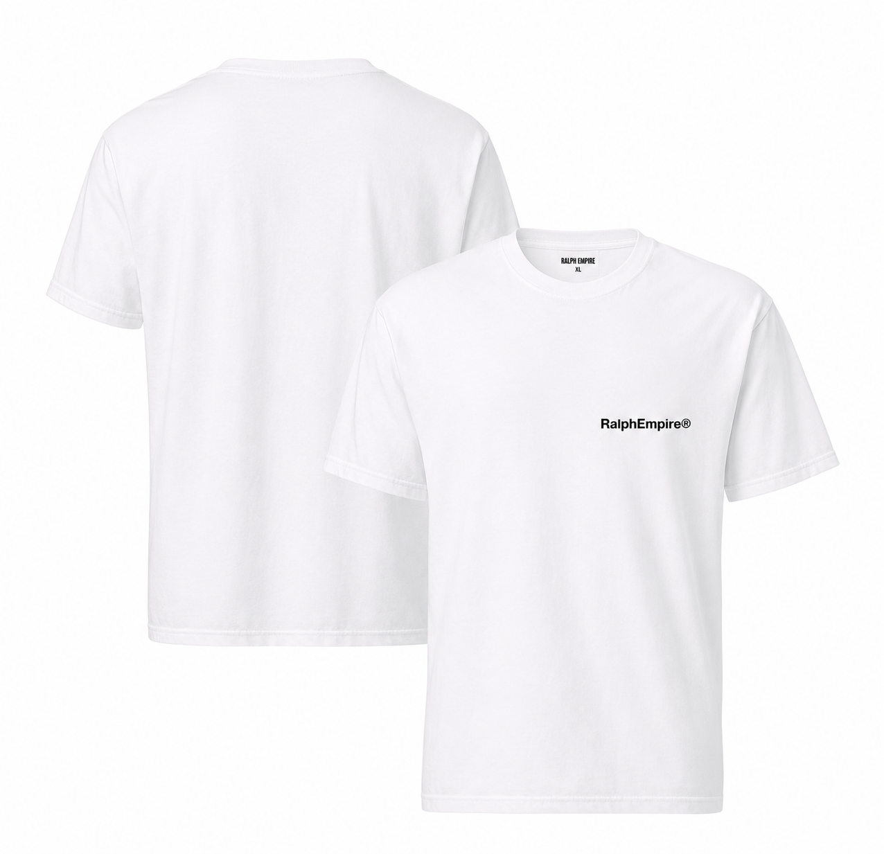 RE- UNISEX GARMENT-DYED ROUND NECK T-SHIRT
