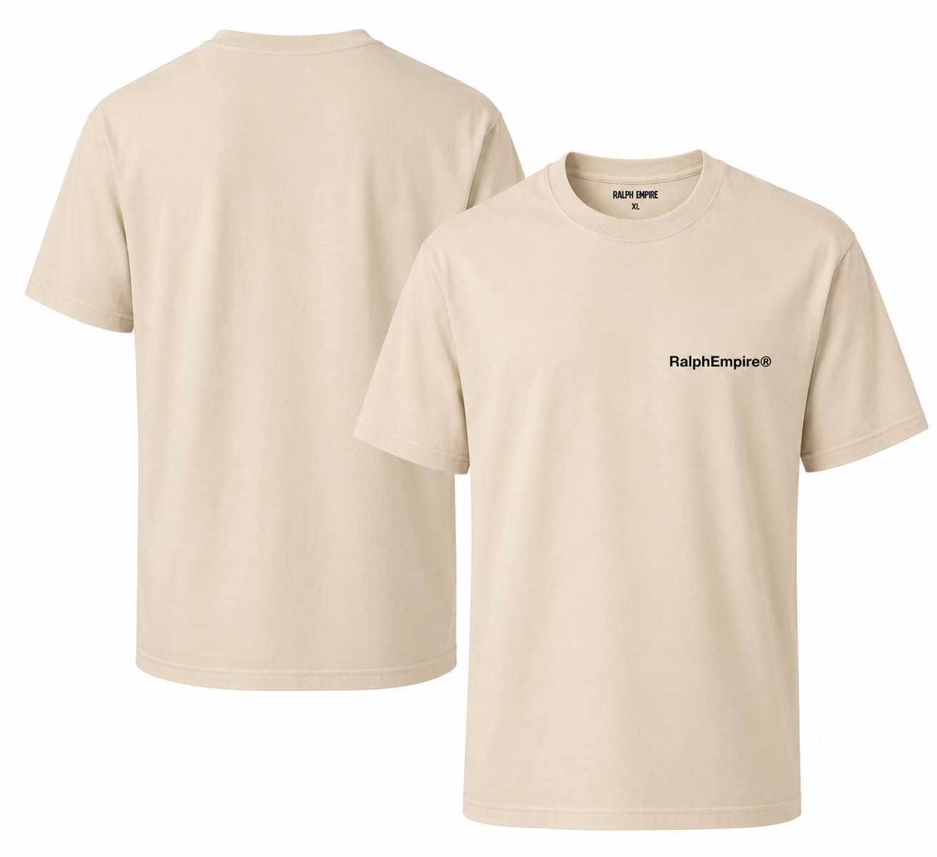 RE- UNISEX GARMENT-DYED ROUND NECK T-SHIRT