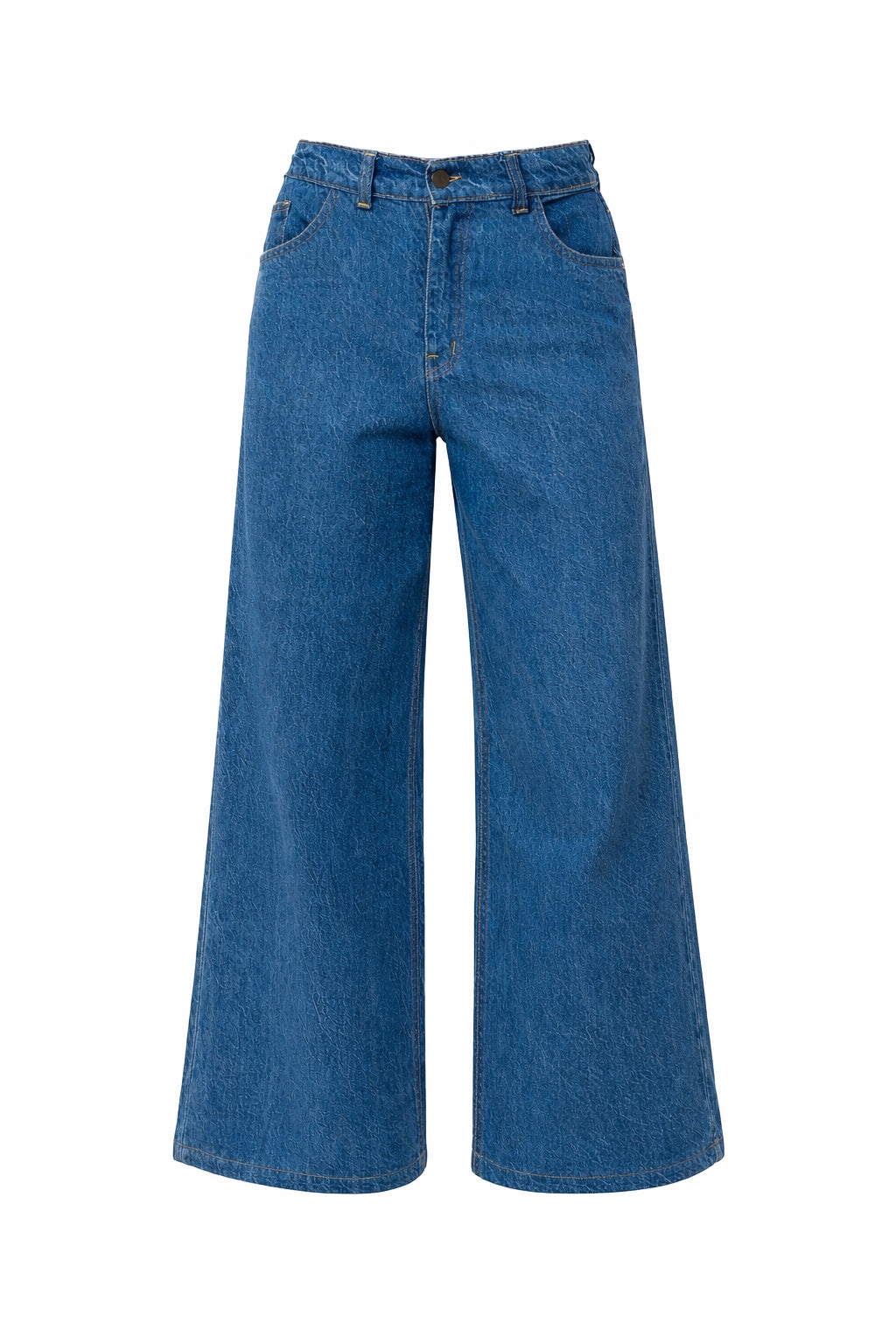 Klassischer Denim – weite Hose 