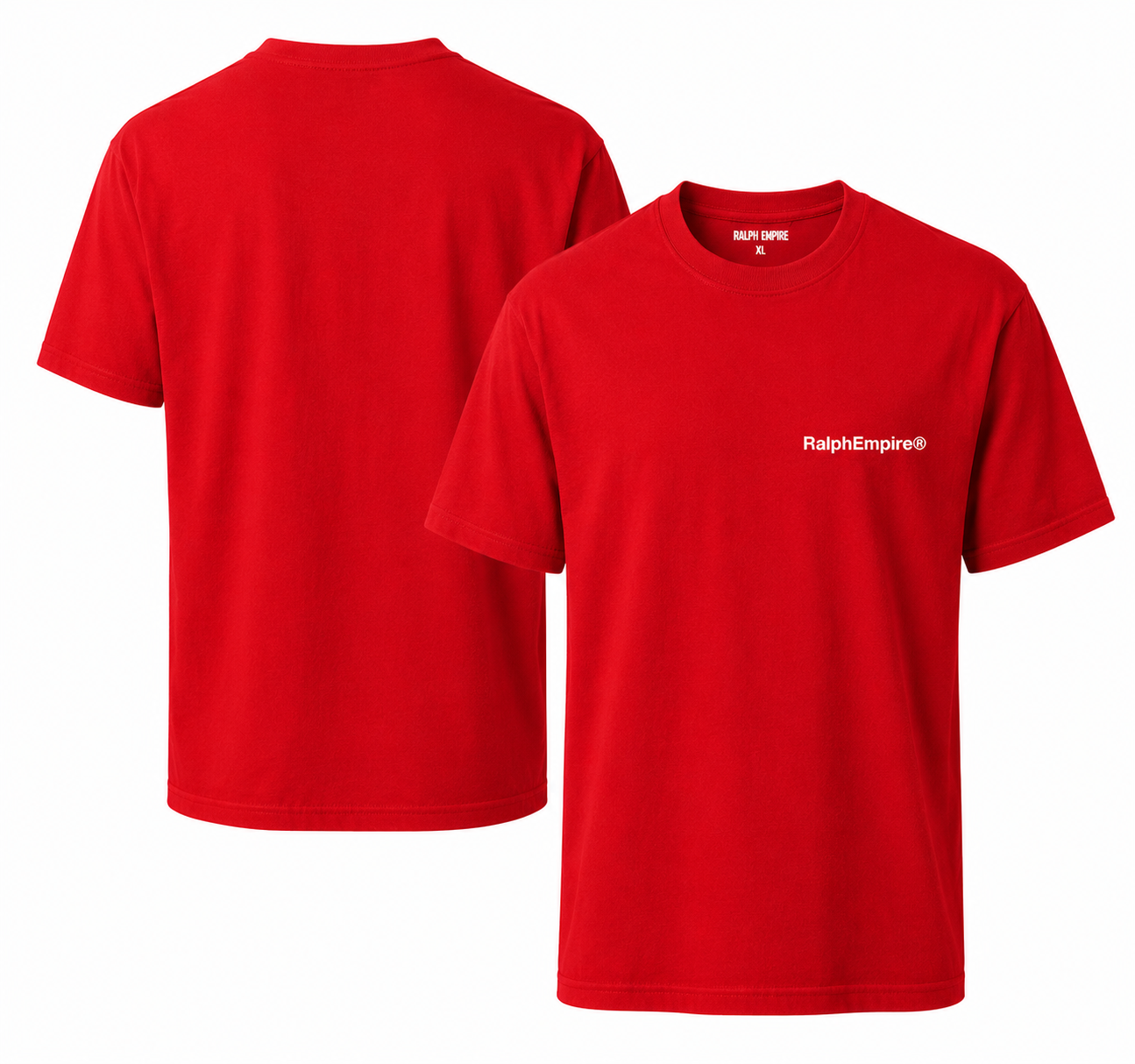RE- UNISEX GARMENT-DYED ROUND NECK T-SHIRT