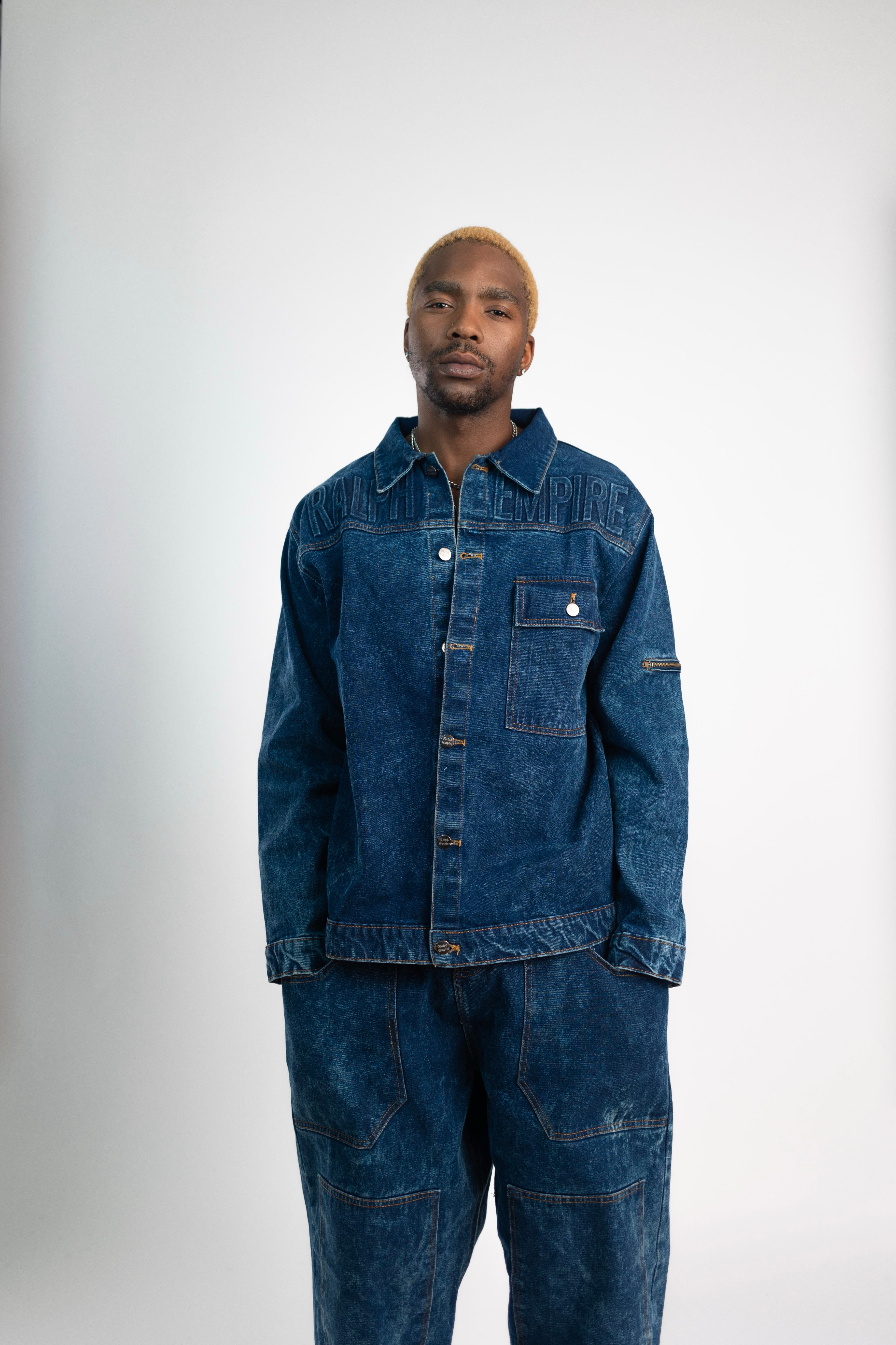 Azure Edge Denim Jacket