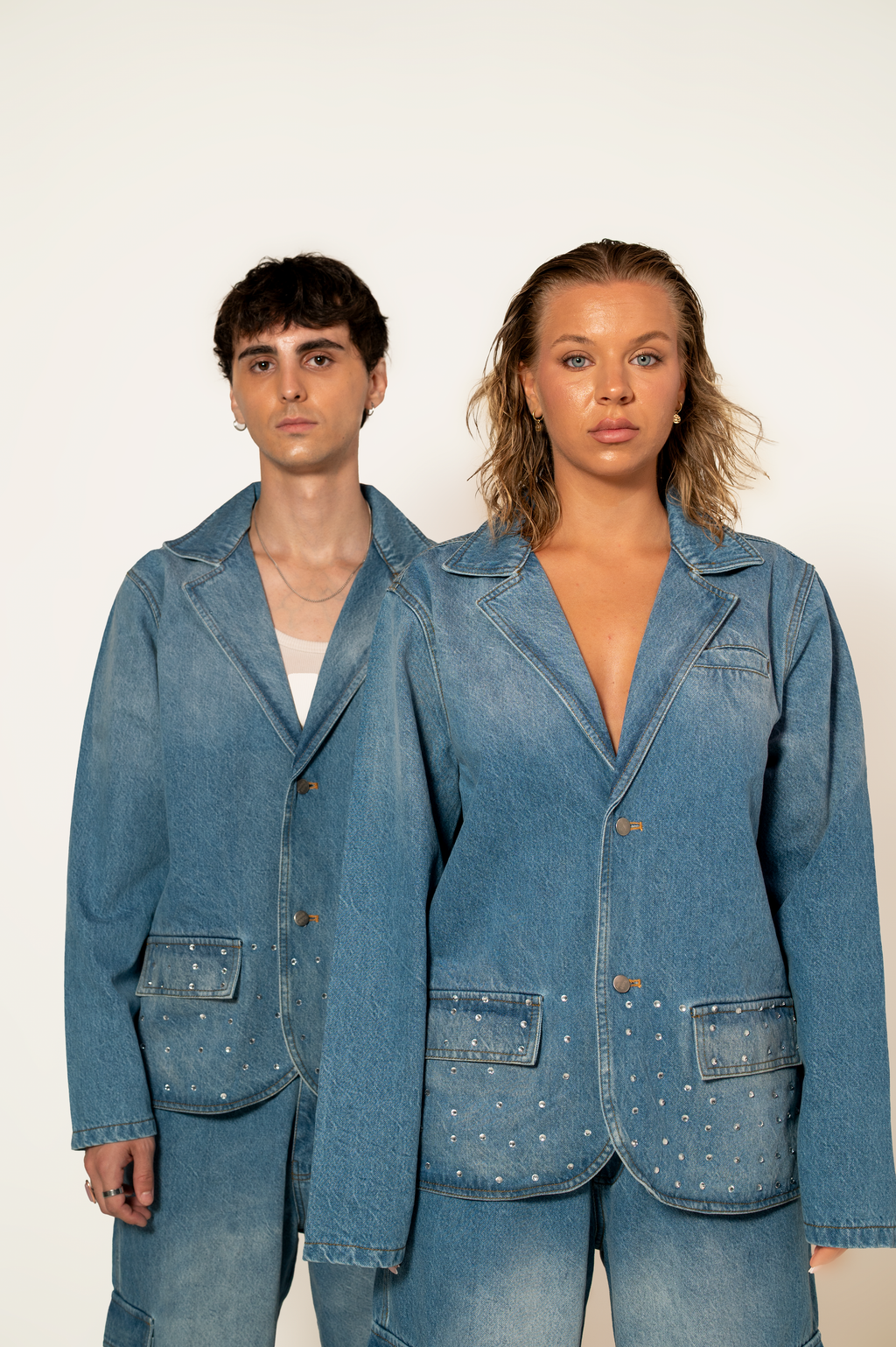 Nel Blu Denim Blazer