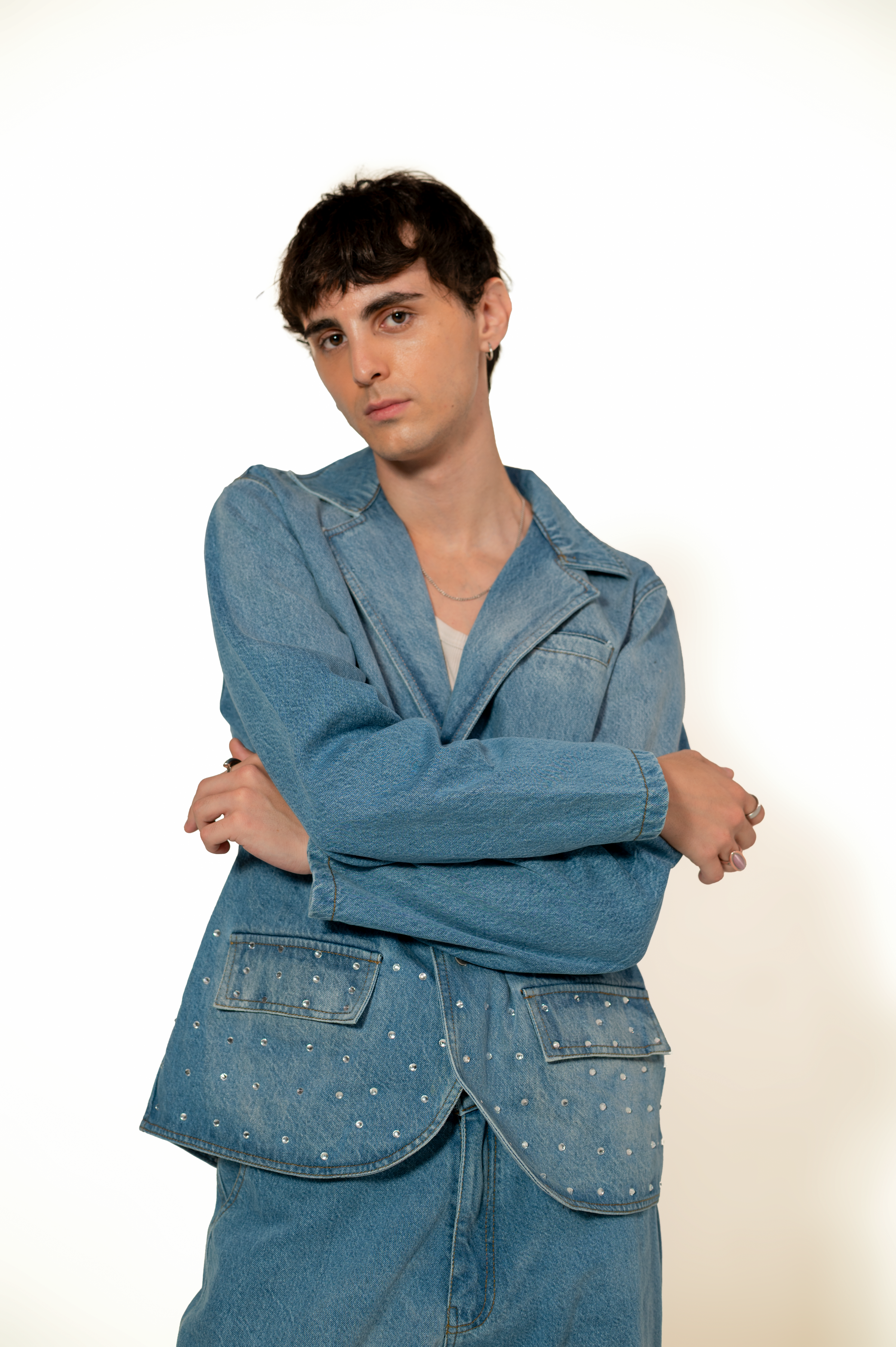 Nel Blu Denim Blazer