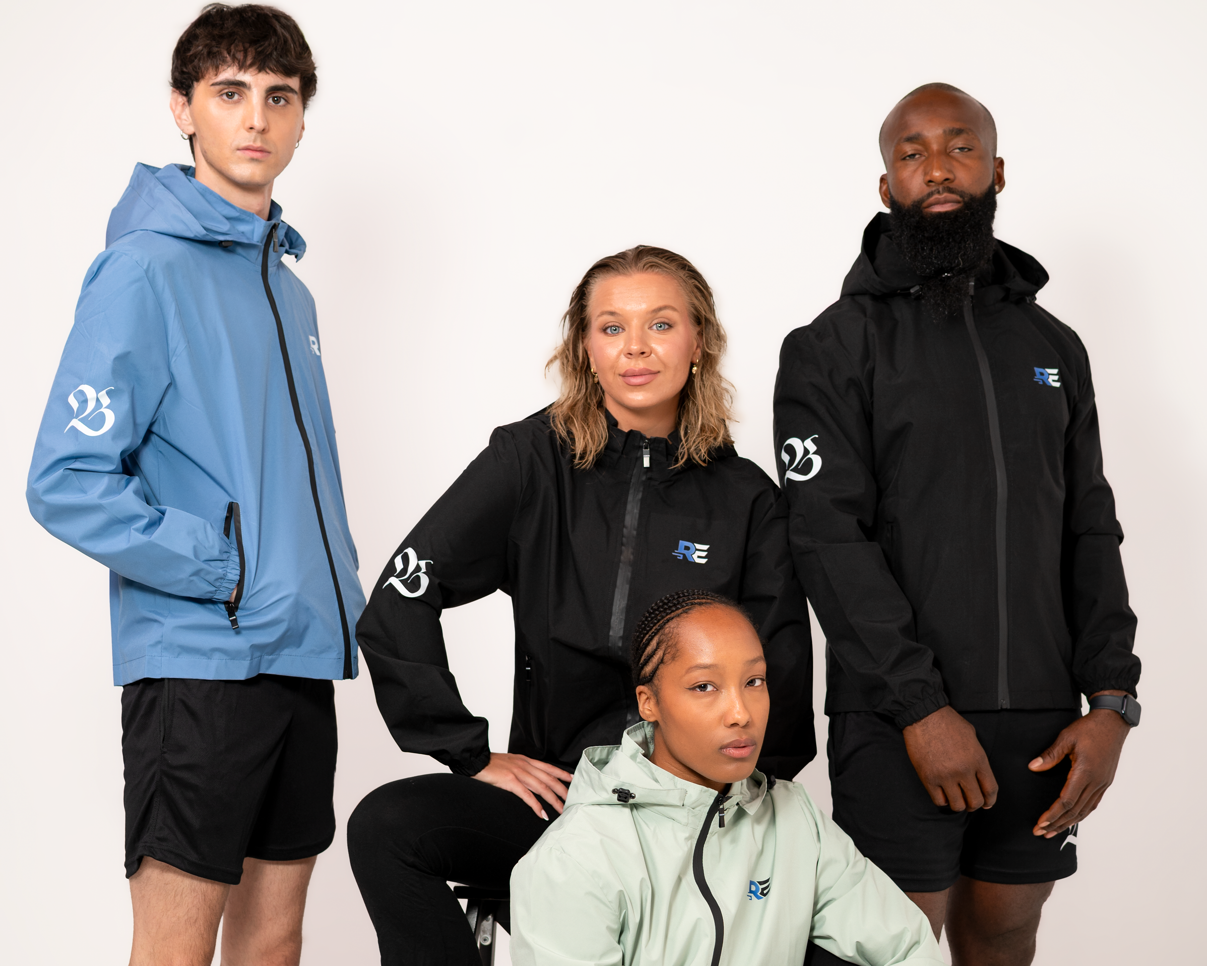 Waterproof windbreaker Jacket Black