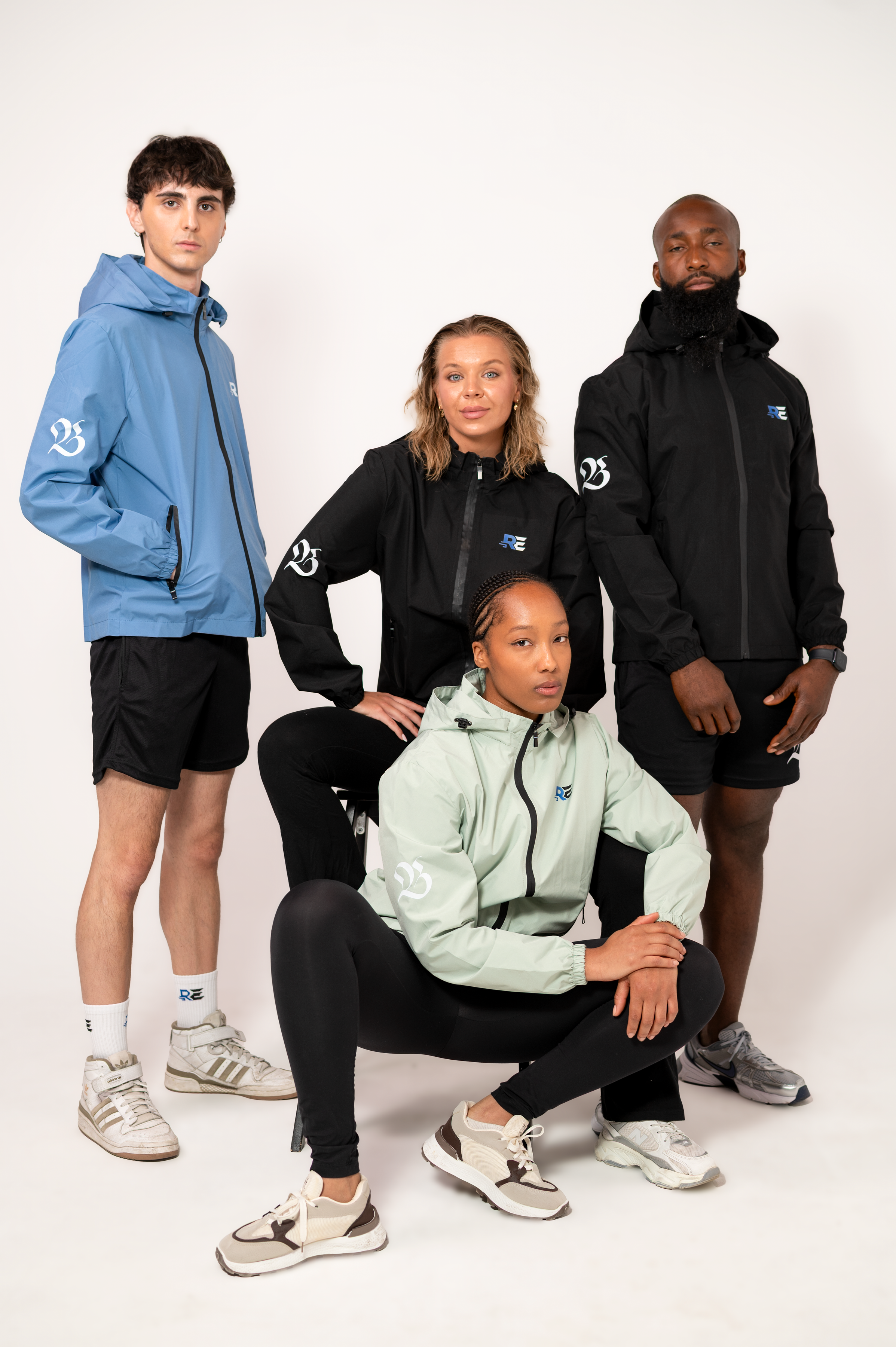 Waterproof windbreaker Jacket Blue