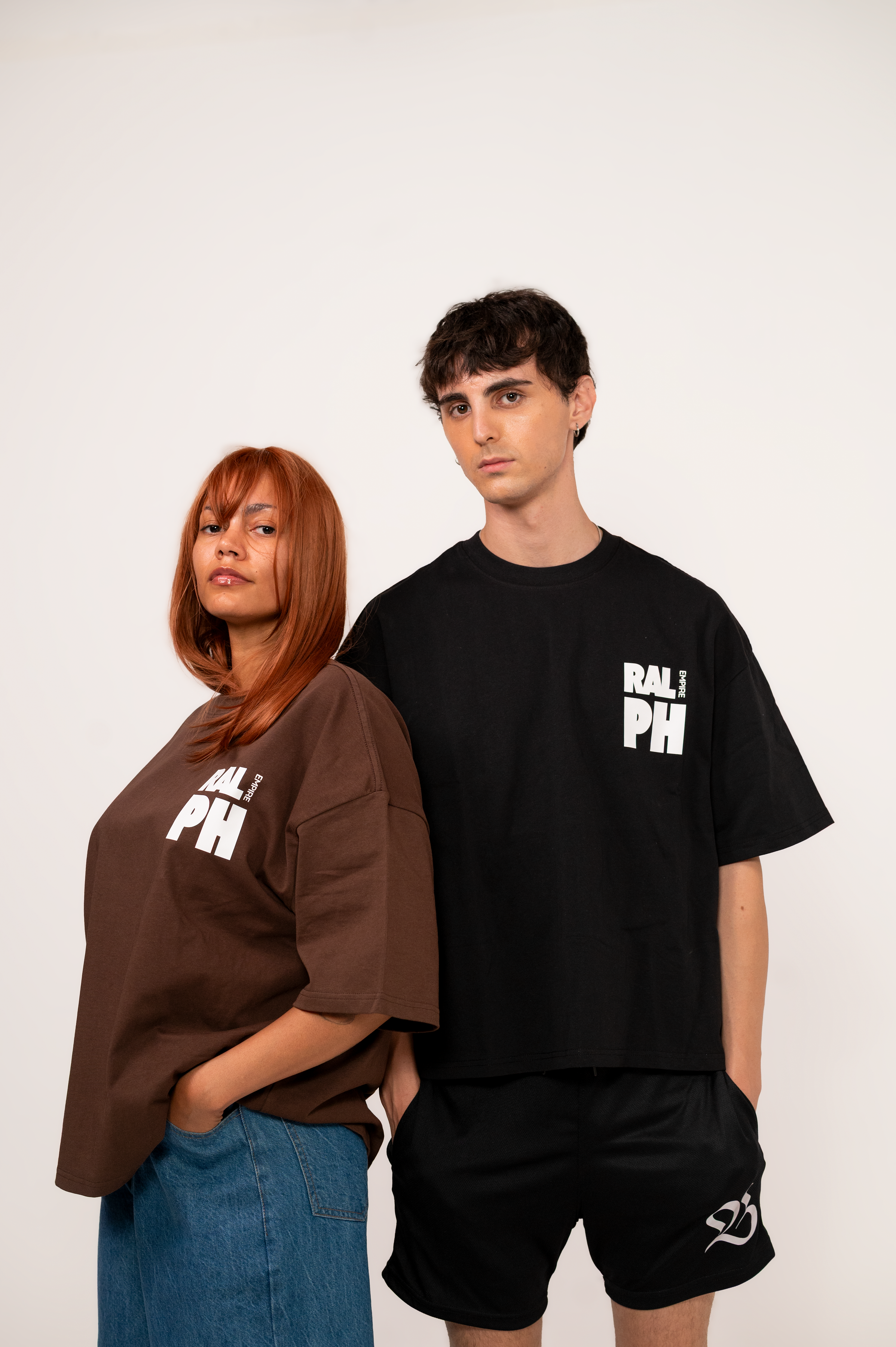 RE Premium T-Shirt - 2 Stück Oversized, Cropped T-Shirts