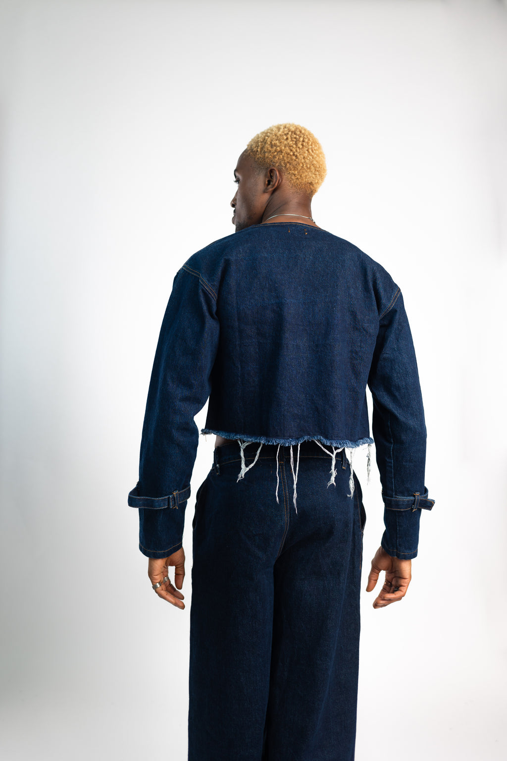 Vintage Edge Denim - crop jacket and pant