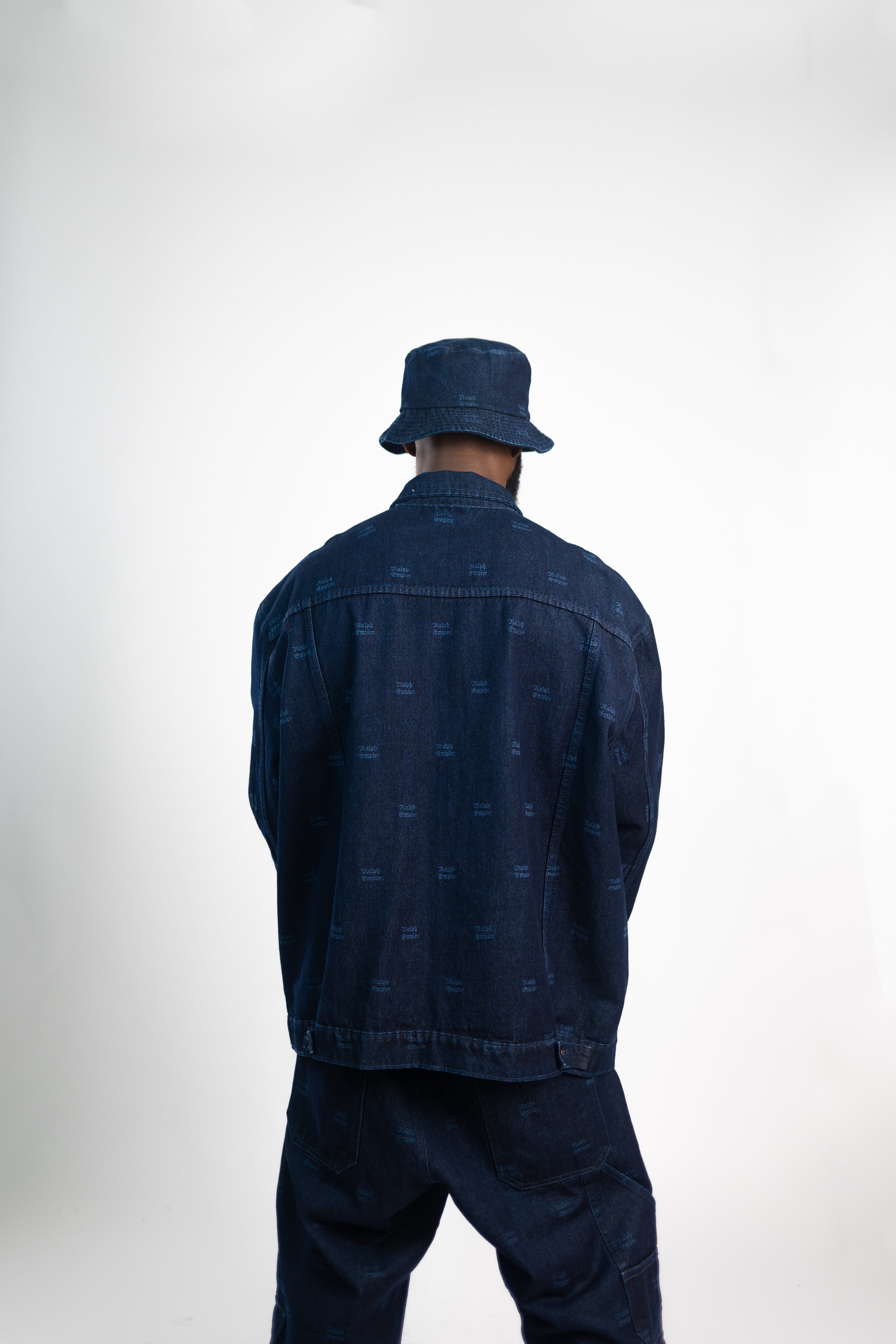 Baggy Denim Set - Long Sleeve Jacket and Pant