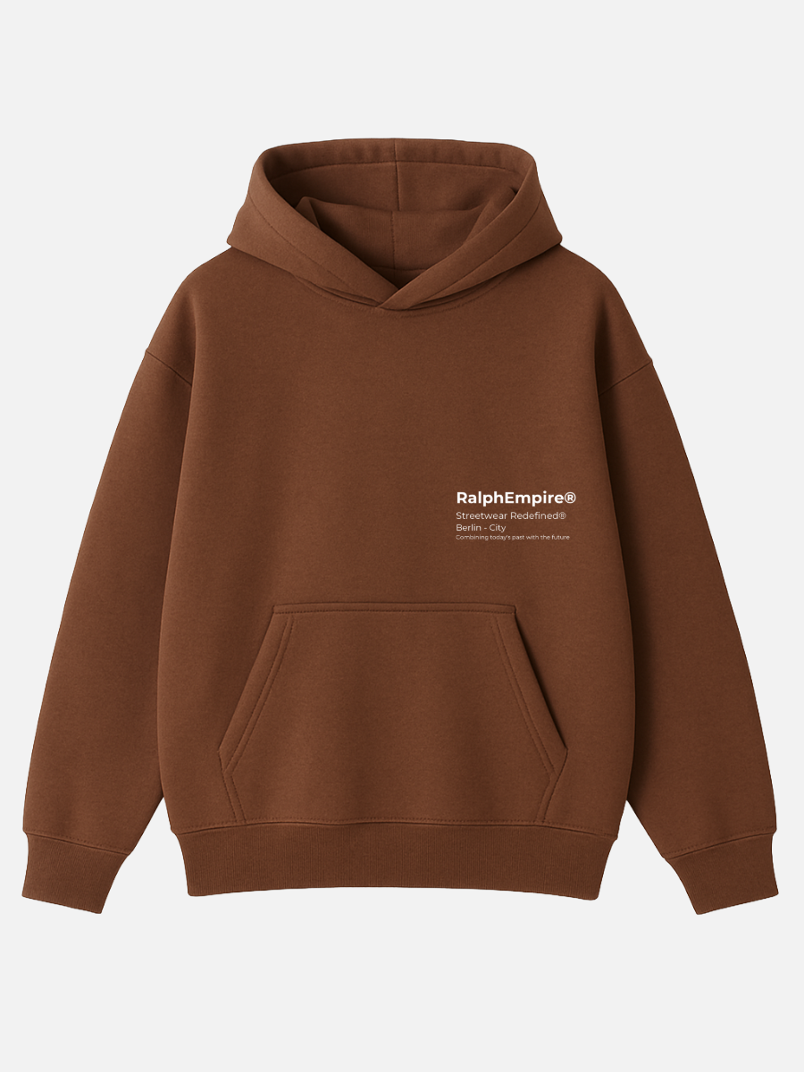 Ralph Empire einfarbiger Herren- und Damen-Kapuzenpullover, Sweatshirt, Übergröße.