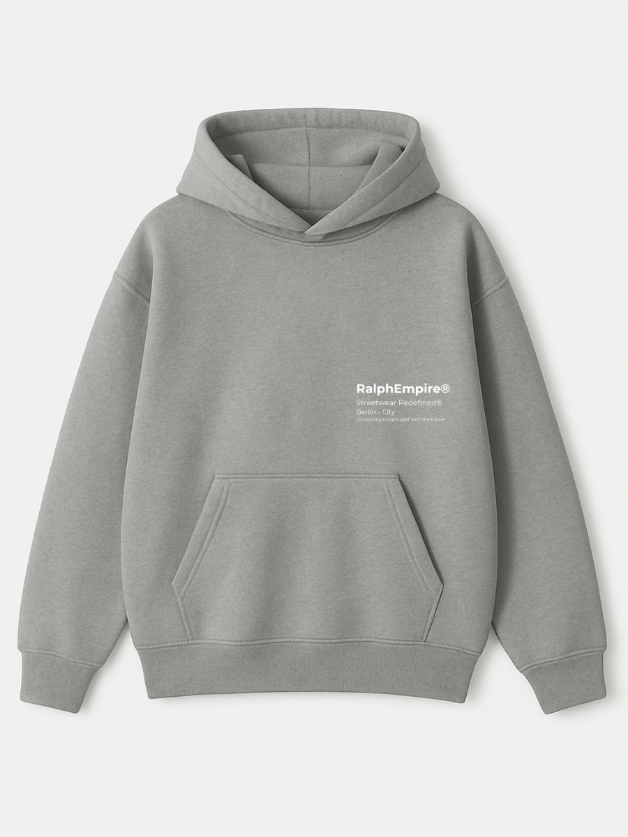 Ralph Empire einfarbiger Herren- und Damen-Kapuzenpullover, Sweatshirt, Übergröße.