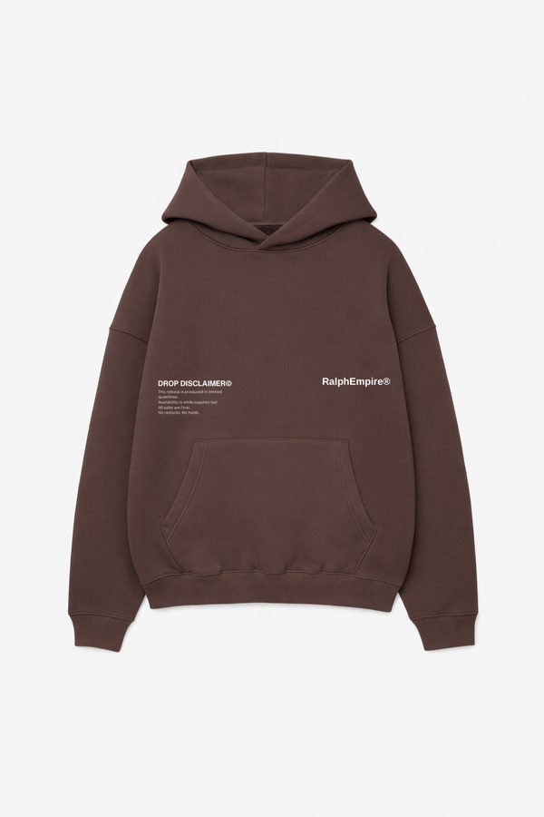 Ralph Empire® Core Unisex  Boxy Hoodie -  Drop Disclaimer