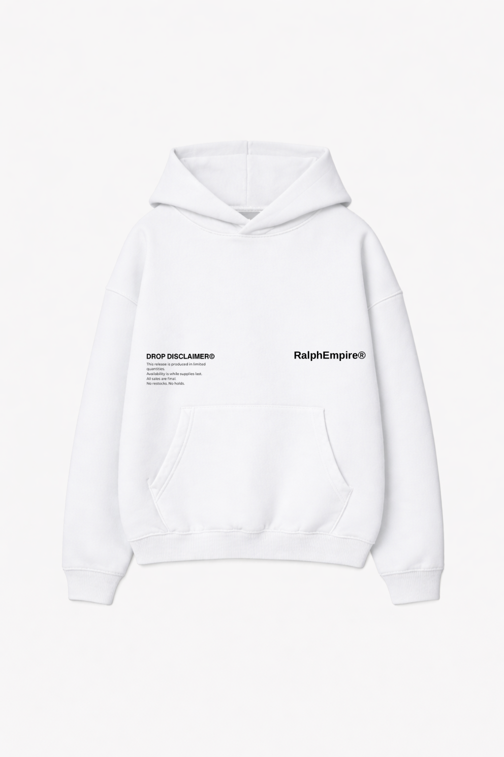 Ralph Empire® Core Unisex  Boxy Hoodie -  Drop Disclaimer