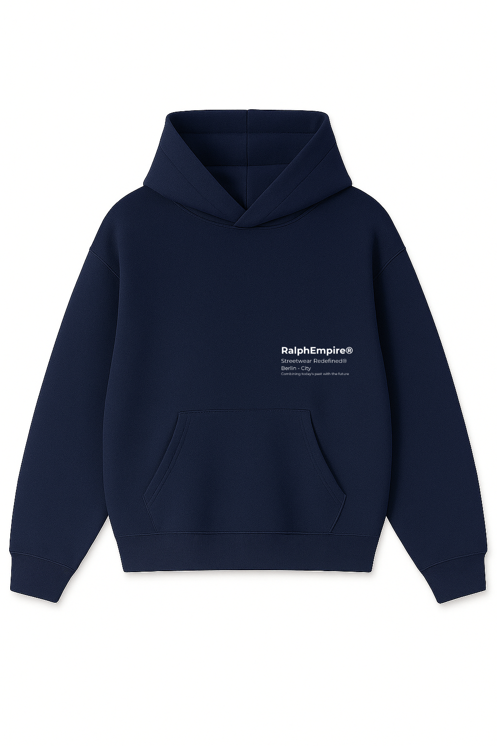 Ralph Empire einfarbiger Herren- und Damen-Kapuzenpullover, Sweatshirt, Übergröße.