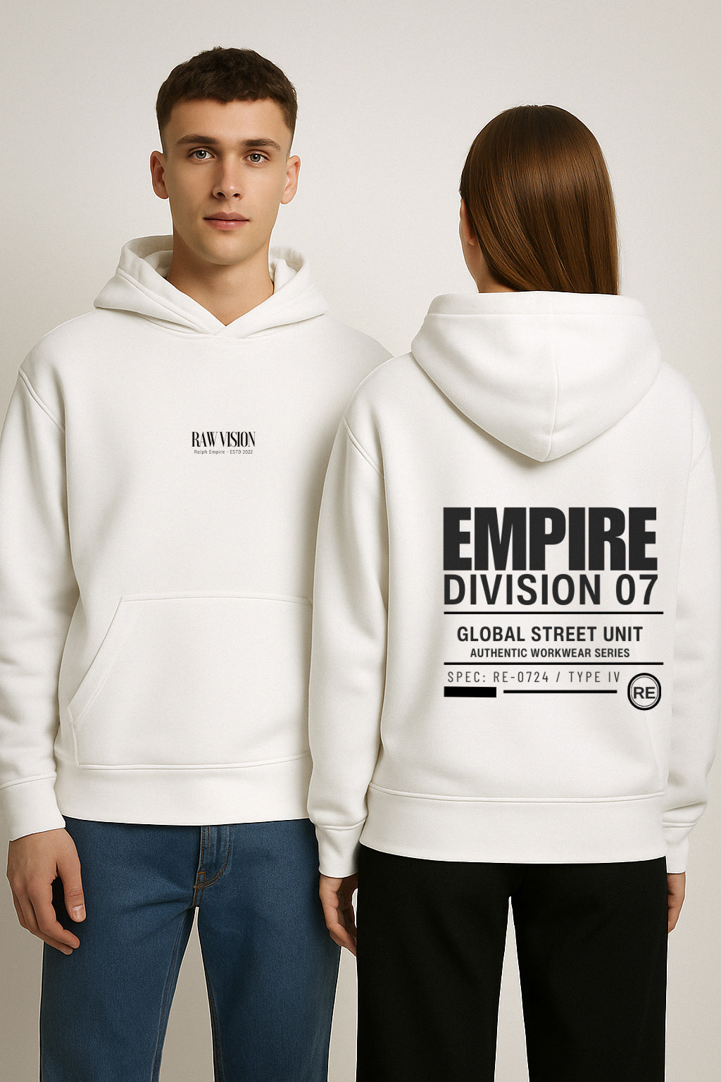 RAW VISION™ Premium Hoodie - Unisex Hiphop Hoodie