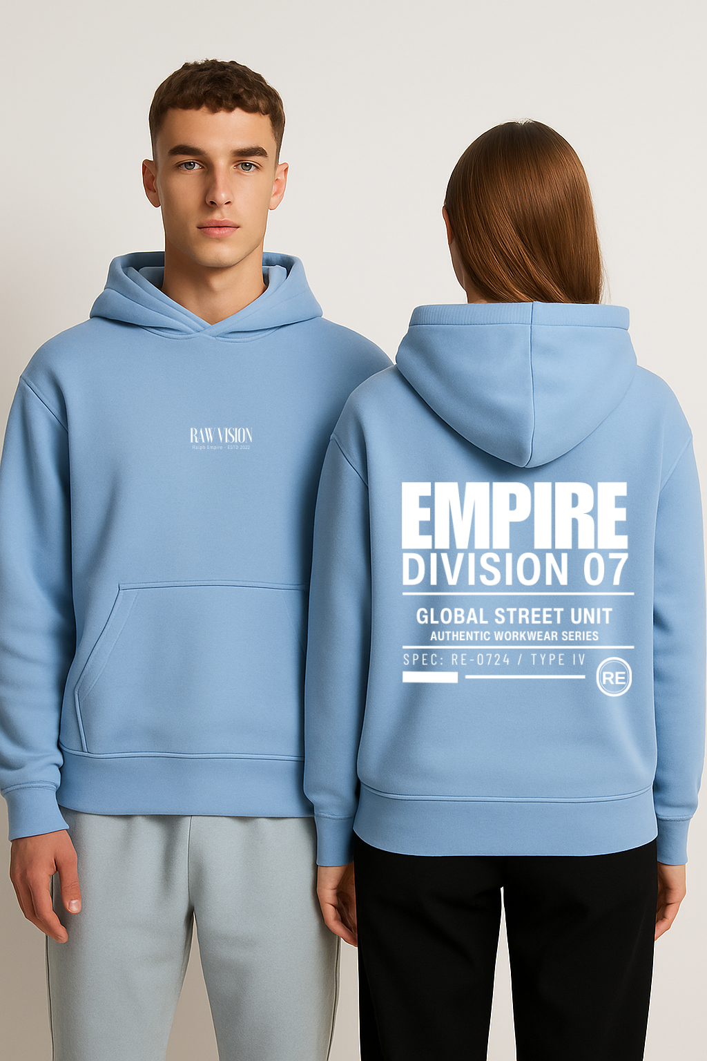 RAW VISION™ Premium Hoodie - Unisex Hiphop Hoodie